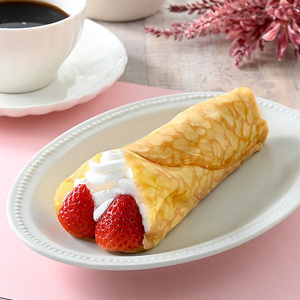 いちごのクレープ