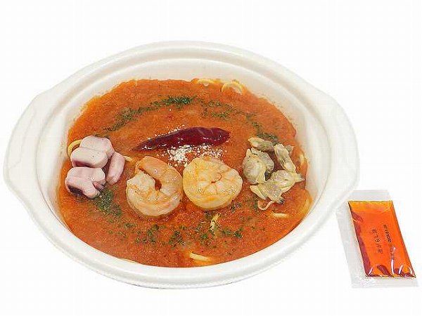 魚介の辛口トマトスープパスタ　ベスビオ