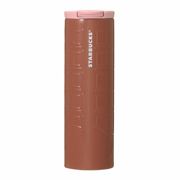 バレンタイン2024ステンレスシリンダータンブラーチョコレートバー473ml