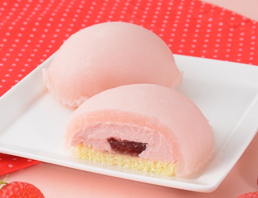 Uchi Café×ICHIBIKO　もちもち苺ケーキ大福(苺＆ホワイトチョコ)
