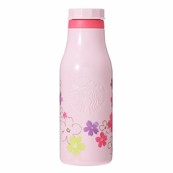 SAKURA2024ステンレスロゴボトルベビーピンク473ml