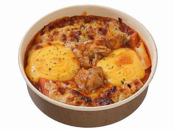 たっぷりチーズとピリ辛チキングラタン
