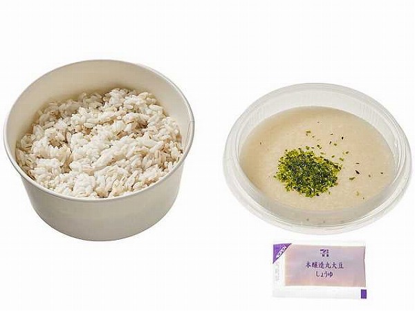 かつおと昆布の合わせだし麦とろ丼