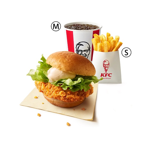 チキンフィレバーガーセット