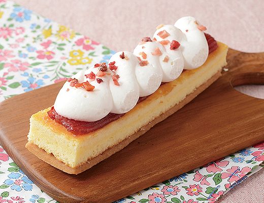 ご褒美スティックケーキ　ぷっくりクリーム＆いちご