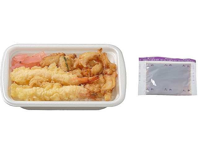 海老天とかき揚げの天重