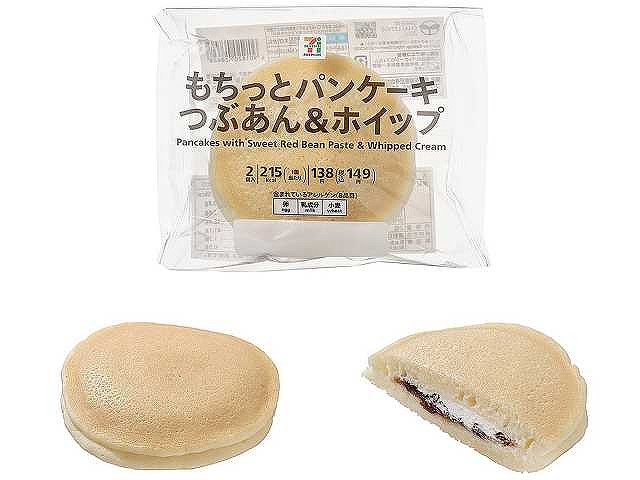 ７Ｐ　もちっとパンケーキつぶあん＆ホイップ２個