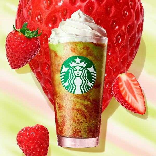抹茶 イチゴ クリーム フラペチーノ®