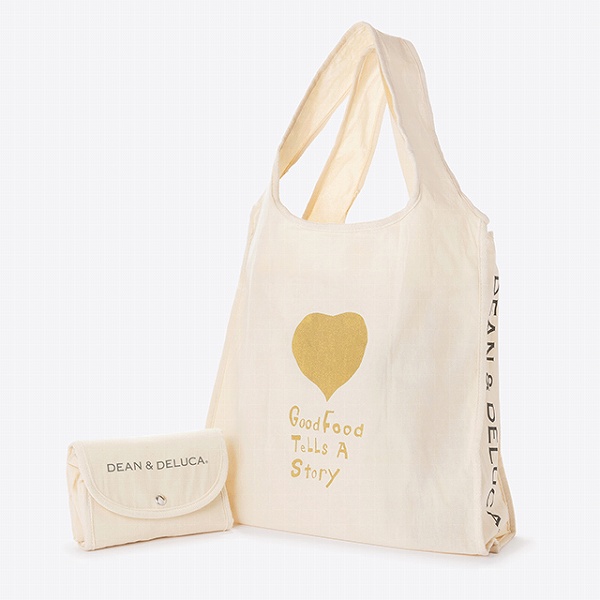 Good Food Tells A Story ショッピングバッグ ナチュラル