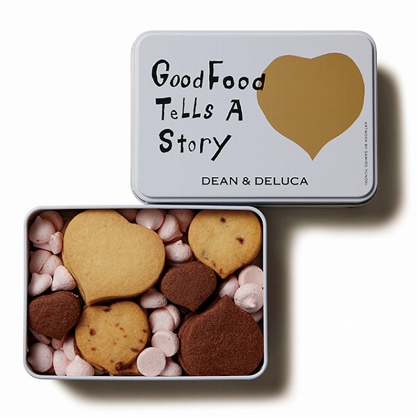 Good Food Tells A Story クッキー缶
