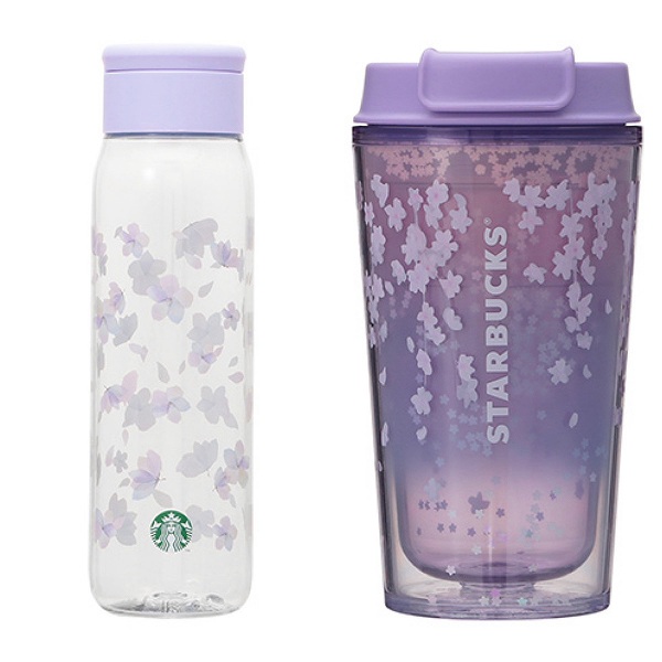SAKURA2025ハンドルリッドボトル710ml/タンブラーパープル355ml