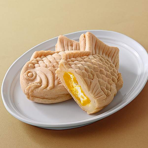 ダブルクリームたい焼き（かぼちゃクリーム&ホイップクリーム）