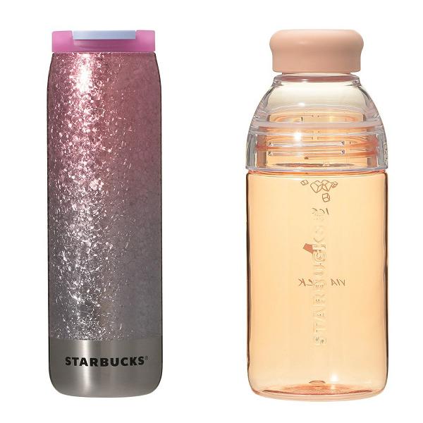 カンシェイプステンレスボトルクラックパープルグラデーション473ml/シェイカーボトル444ml