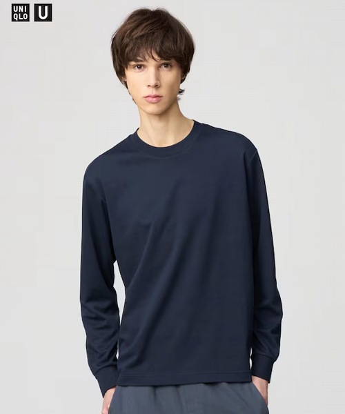 エアリズムコットンクルーネックTシャツ