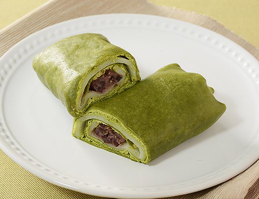 お抹茶大福みたいなクレープ