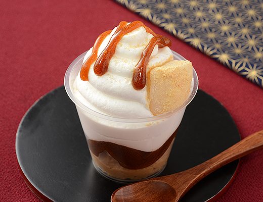 Uchi Café×桔梗屋　ソフトクリーム風パフェ