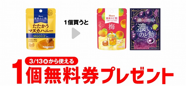 カンロ 健康のど飴 たたかうマヌカハニー 小袋