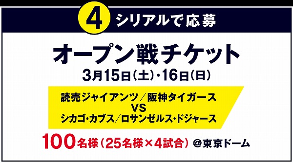 ④シリアルで応募