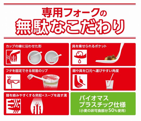 専用フォークのこだわり