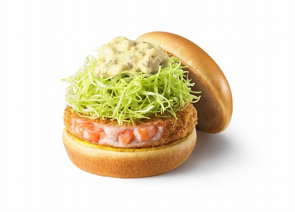 海老カツバーガー