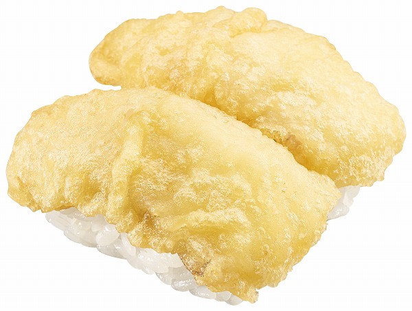 真だらの天ぷらにぎり