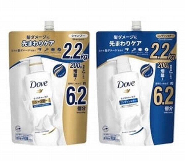 Dove モイスチャーケア シャンプー/コンディショナー 2.2kg