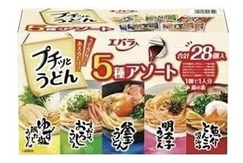 エバラ プチっとうどん 5種アソート 7袋入 計28個入
