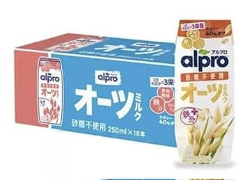 アルプロ オーツミルク 砂糖不使用 250ml×18本