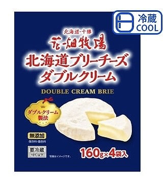 花畑牧場 北海道ブリーチーズ ダブルクリーム 160g×4個