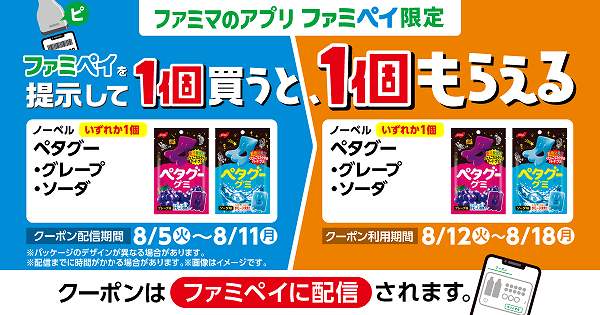 ノーベル ペタグーグミ グレープ味/ノーベル ペタグーグミ ソーダ味 各50g