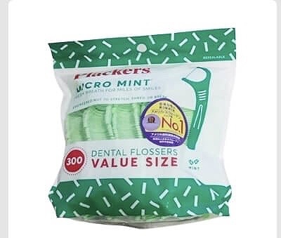 プラッカーズ デンタルフロス 歯間ブラシ ミント味 300本