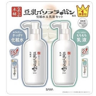 豆乳イソフラボン 化粧水＆乳液セット 大容量 各300ml