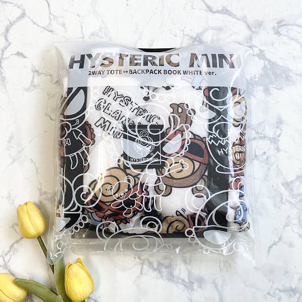 『HYSTERIC MINI 2WAY TOTE↔BACKPACK BOOK WHITE ver.』