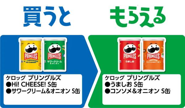 ケロッグ プリングルズ Hi!CHEESE!S缶/サワークリーム&オニオンS缶