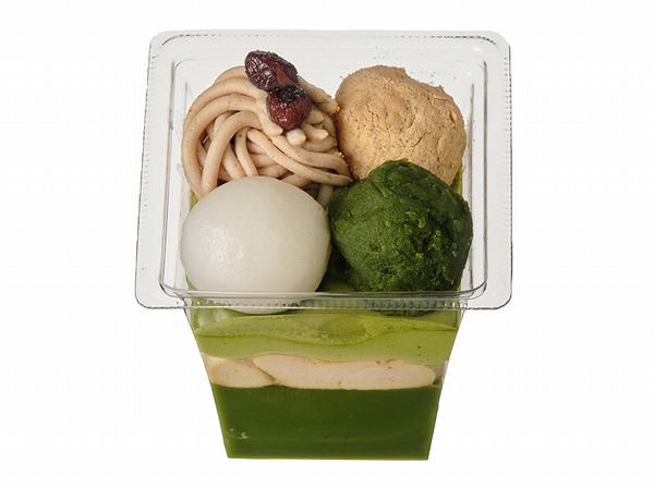 ご褒美の和パフェ 抹茶と栗