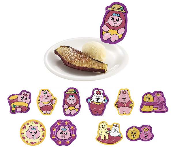 ひんやり焼き芋ブリュレ バニラアイス添え 可哀想に！コラボ限定お芋ピック付き