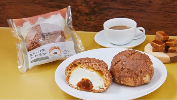 生キャラメルクッキーシュー