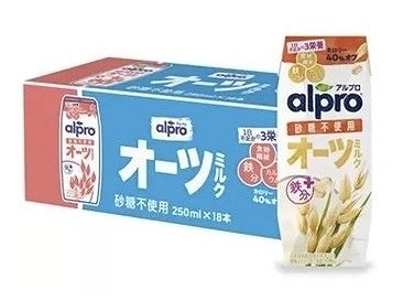 アルプロ　オーツミルク　砂糖不使用　250ml×18本