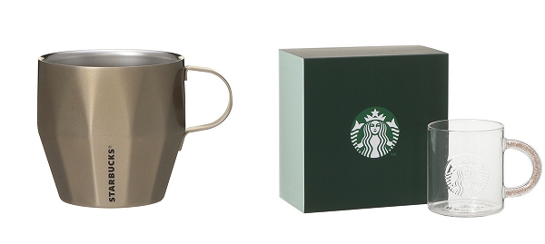 ステンレスマグシャンパンゴールド414ml/ギフトボックス入りビーズハンドル耐熱グラスマグ355ml