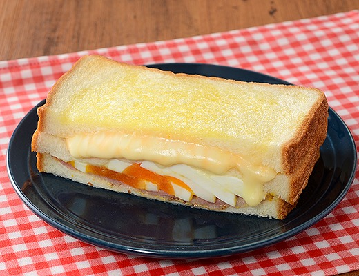 ホットサンド ベーコン&チーズ
