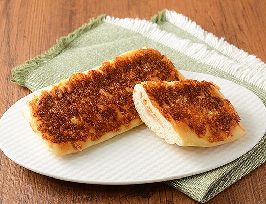 もっちりとしたパニーニ　ハムチーズ