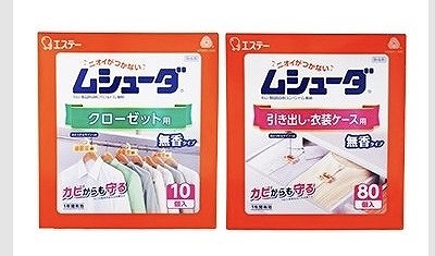 ムシューダ クローゼット用10個入/引き出し・衣装ケース用80個入 1年間有効