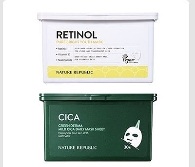 ネイチャーリパブリック デイリーシートマスク 30枚×2パック