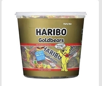ハリボー　ミニゴールドベアードラム　1,000g