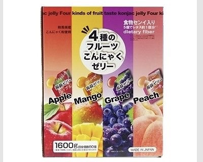 雪国アグリ　こんにゃくゼリー4種　80袋