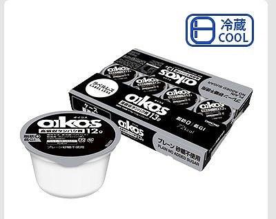 ダノン オイコス ヨーグルト プレーン・砂糖不使用 123g×12個