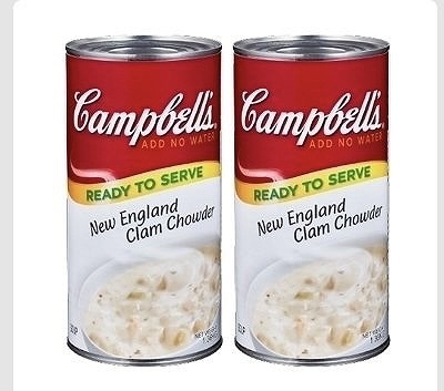 キャンベル　ニューイングランド　クラムチャウダー　1.36kg×2缶