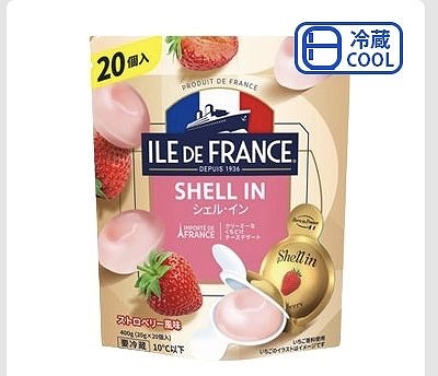 ILE DE FRANCE シェル・イン ストロベリー風味 400g