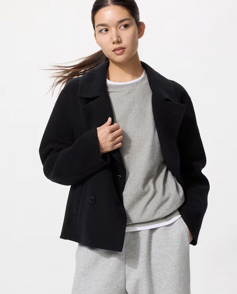 ソフトニットフリースクルーネックT