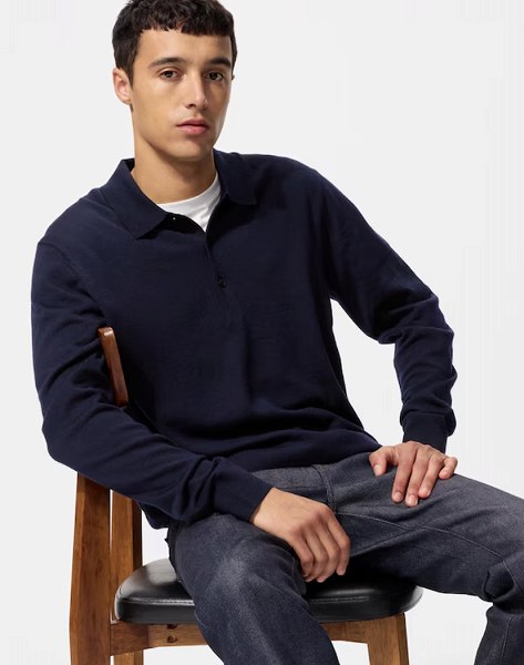 メリノニットポロセーター